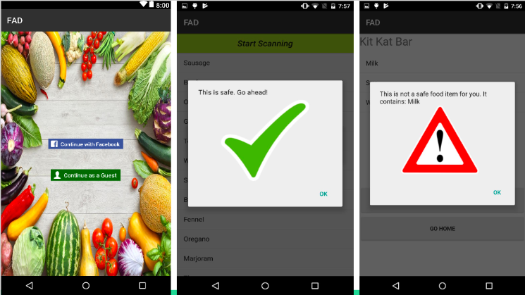 Food Allergen Detector